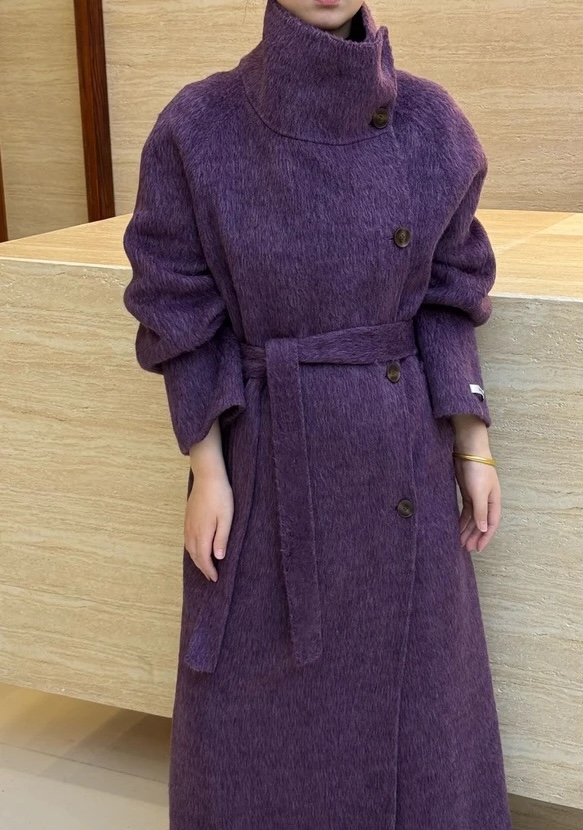 2025秋冬双面羊毛大衣女装时尚外套111-120