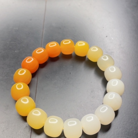 石英质玉手链合金铁*桃