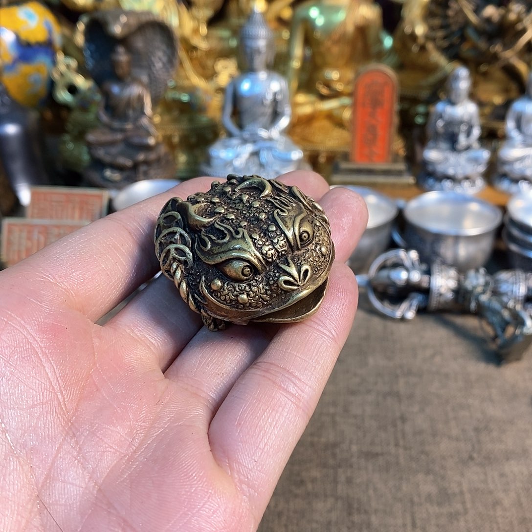 姜品铜器摆件收收藏藏