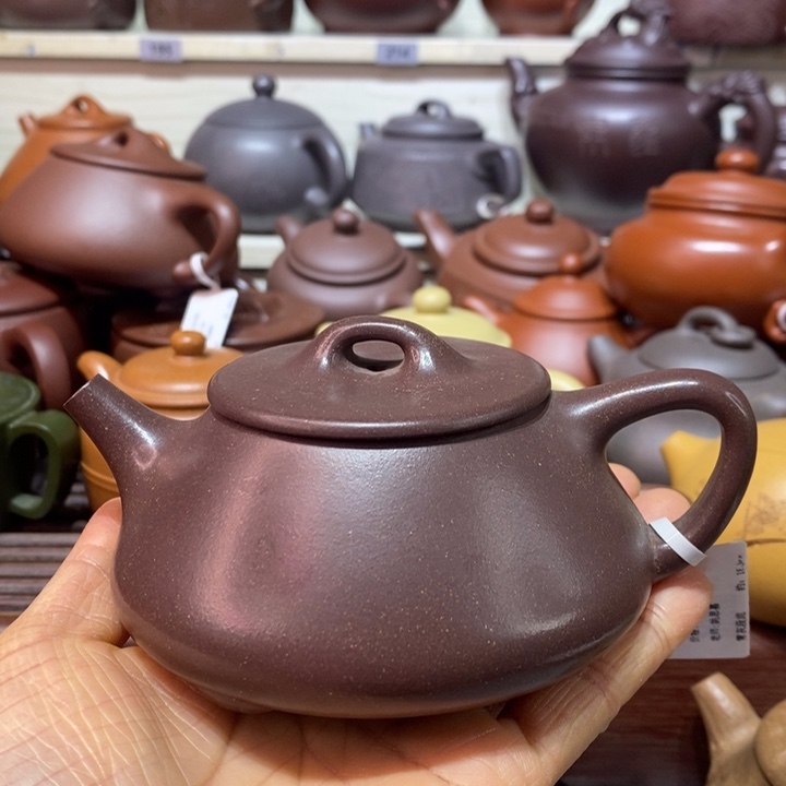 紫砂茶壶微瑕处理一把