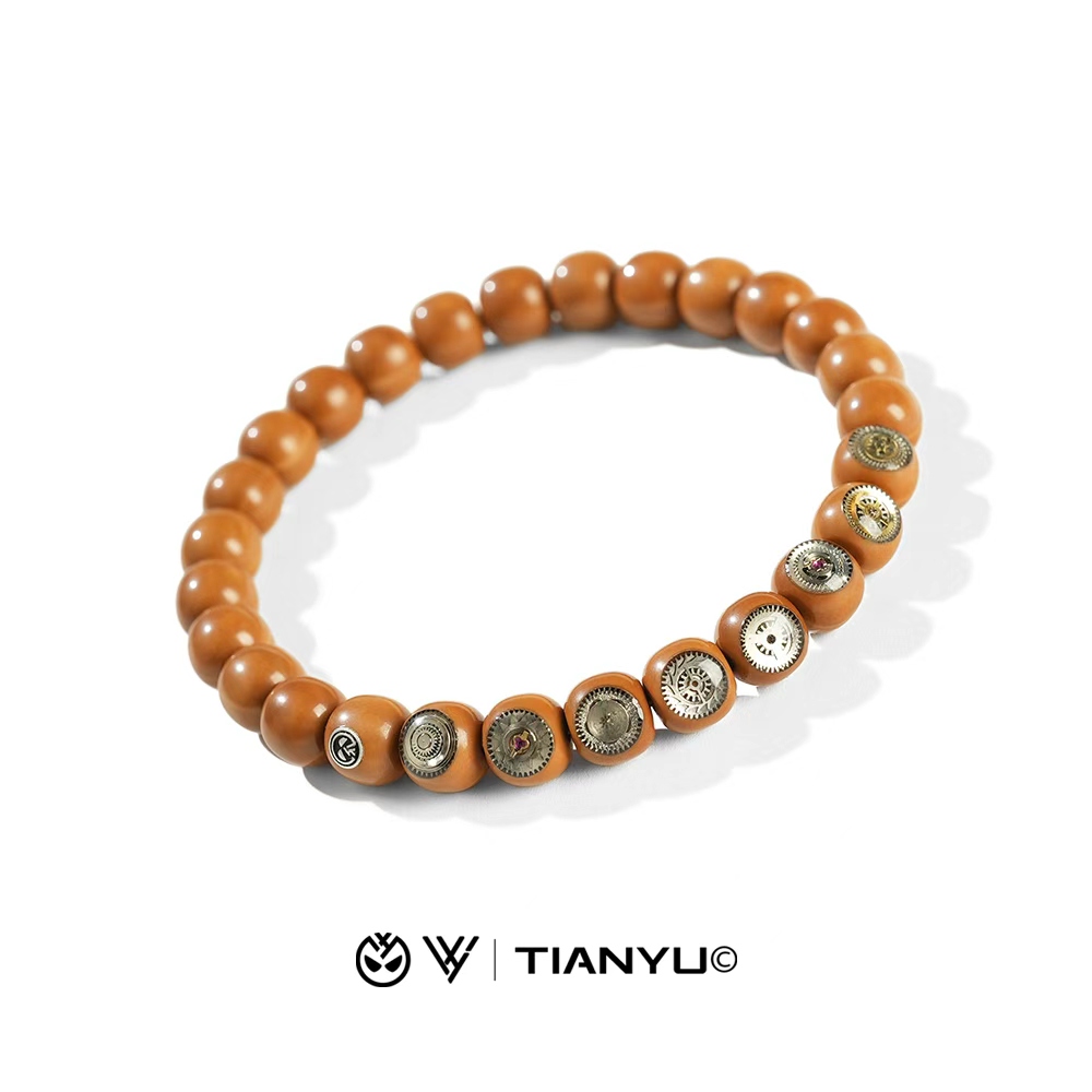 【TIANYU】机械猴 满镶嵌设计款小尺寸猴头老型单圈手串 8mm