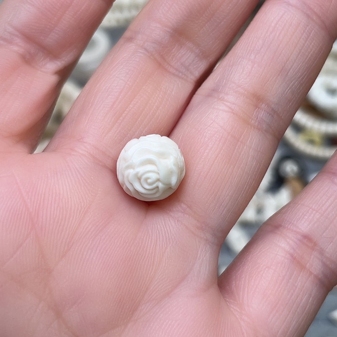 手串/手链/手镯猛犸象牙花球