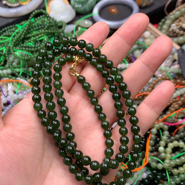 和田玉未镶嵌手链41