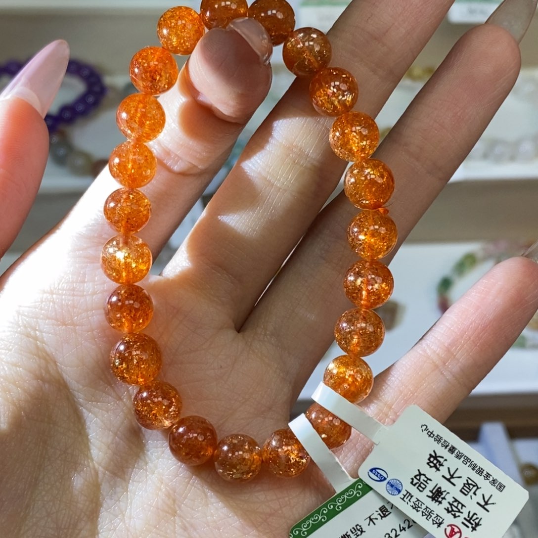 水晶手串未镶嵌美美美