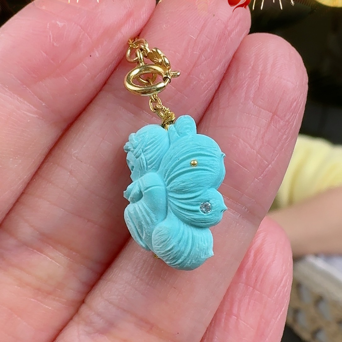 绿松石珠宝奇石未镶嵌