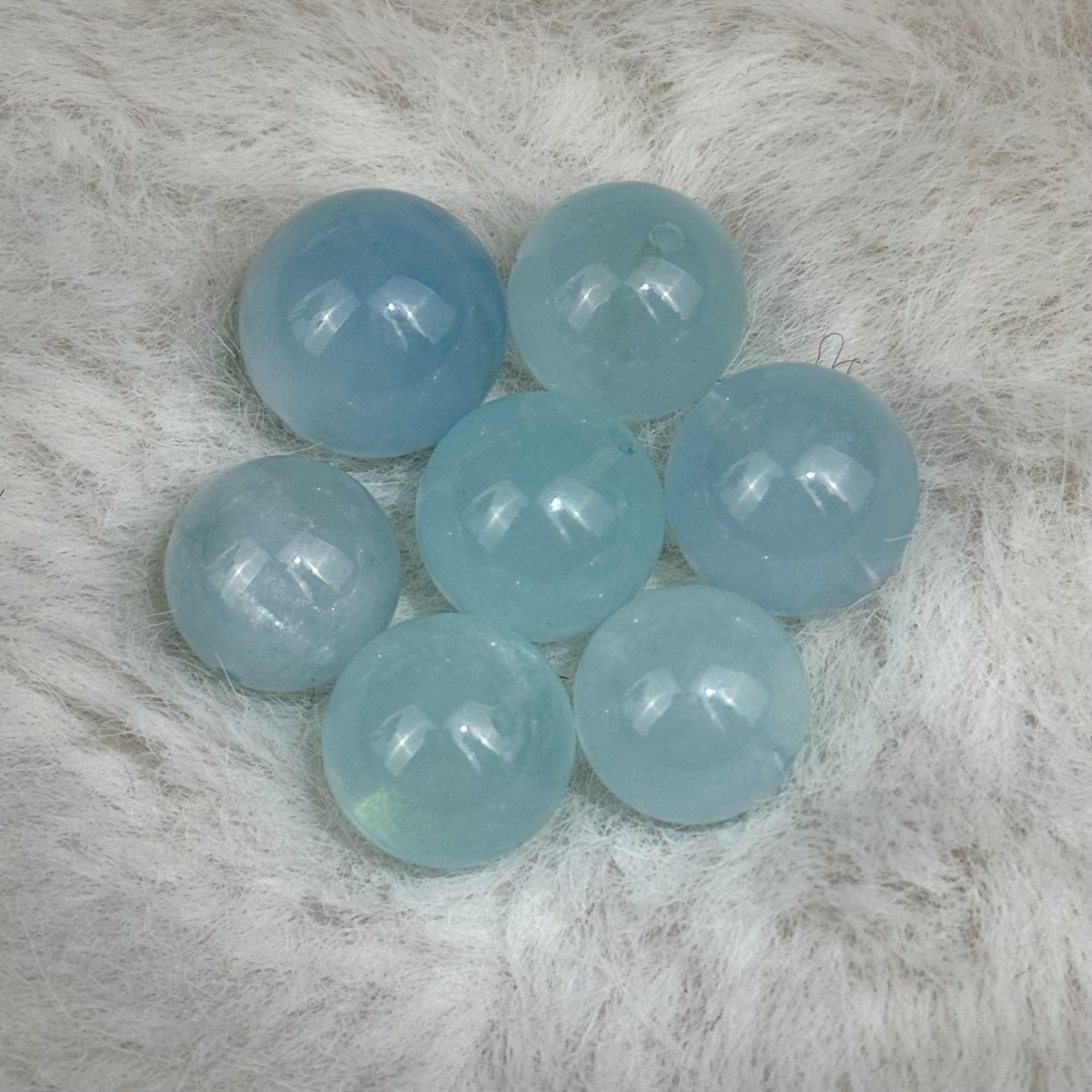 海蓝宝单珠（多样性发货）