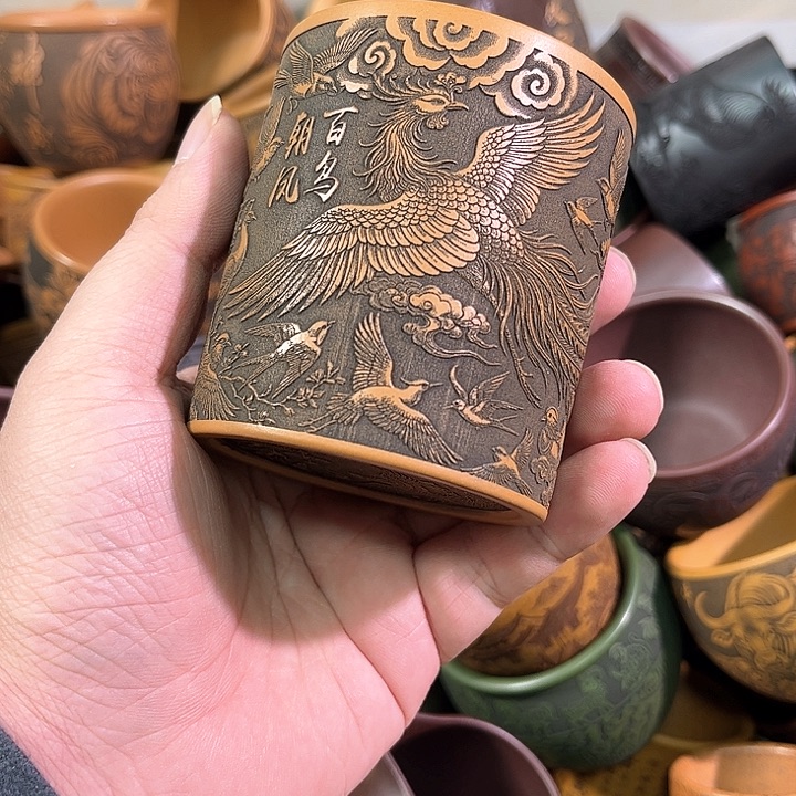 茶杯紫砂全手工紫砂主人杯