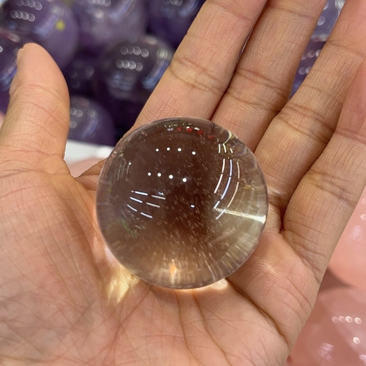 【闪购商品】水晶摆件球未镶嵌