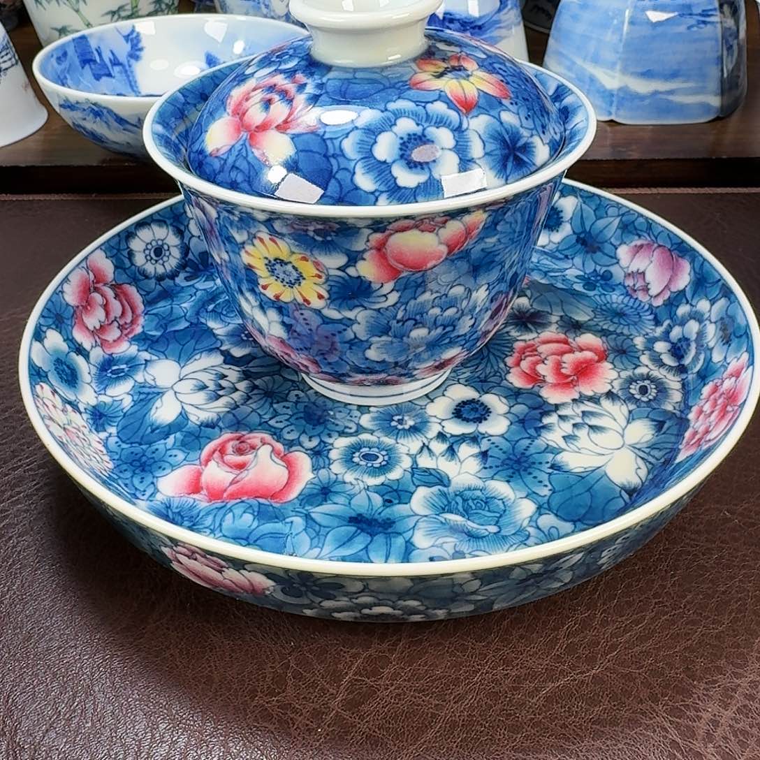 瓷片?****叽现代景德镇陶瓷手绘茶具