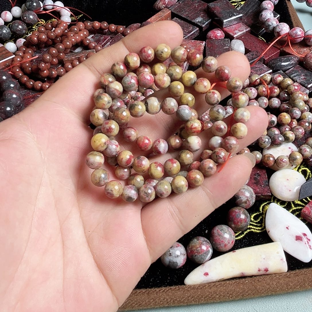 静**天然朱砂辰砂手串