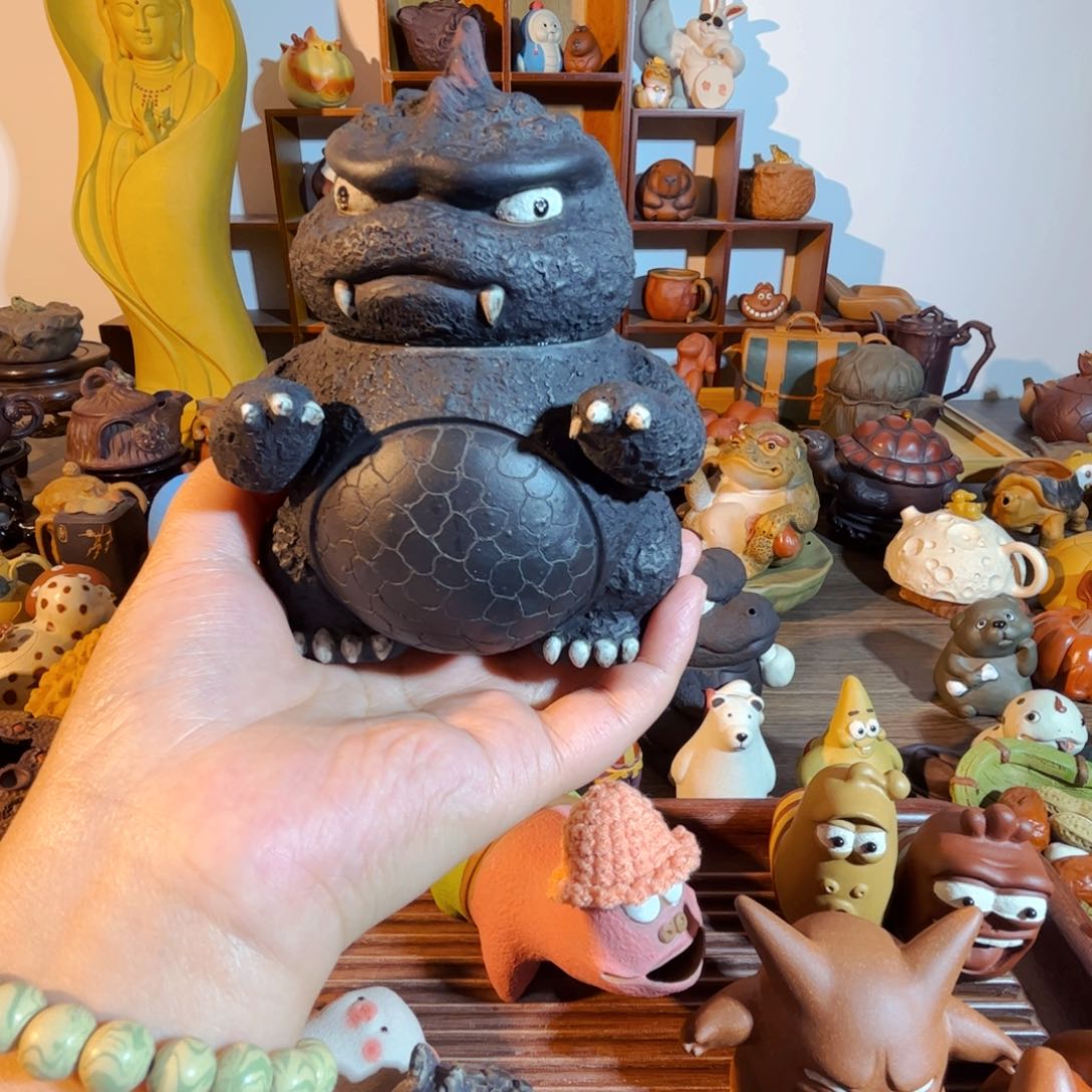 紫砂茶壶8***叔纯手工制作过程非常