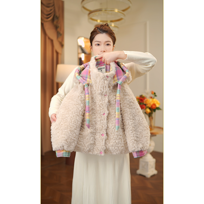 女童棉服外套2025冬季新款洋气中大童儿童冬装上衣3738