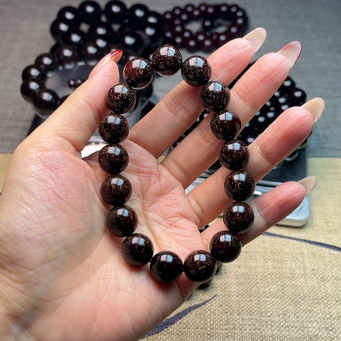 檀香紫檀（小叶紫檀）1.2单圈爆星