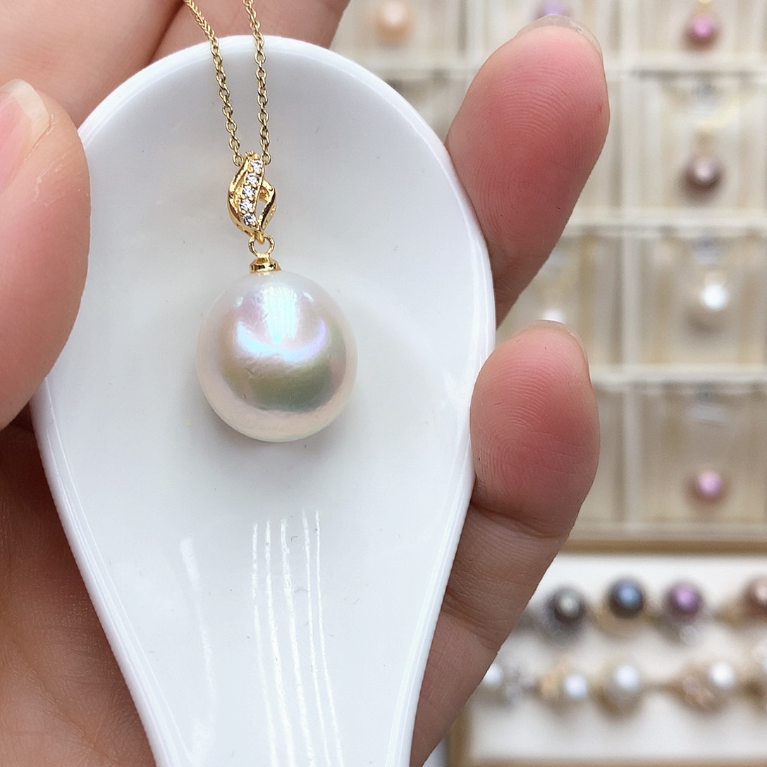 淡水珍珠颈饰合金