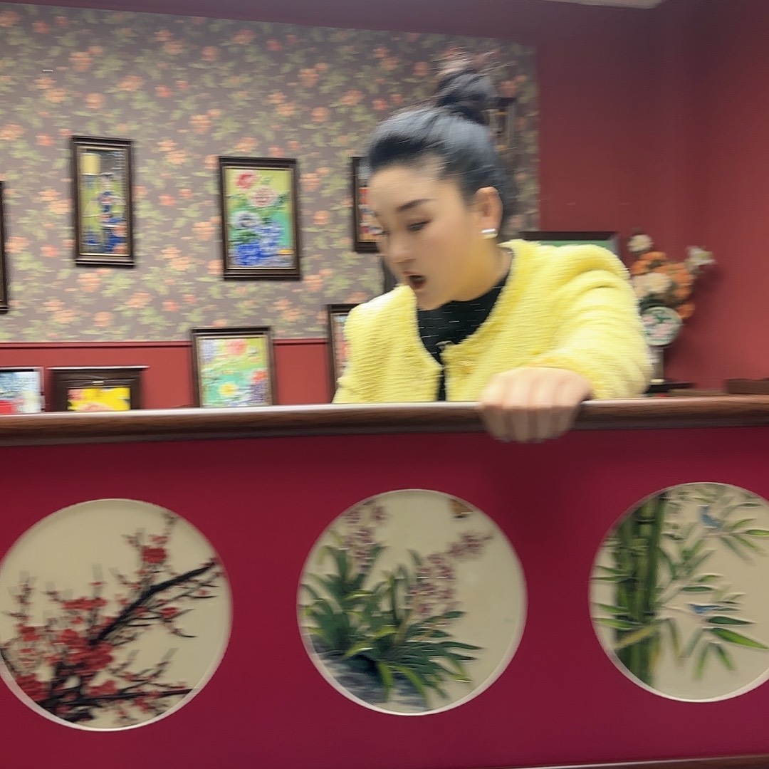 有机玻璃梅兰竹菊横版挂画