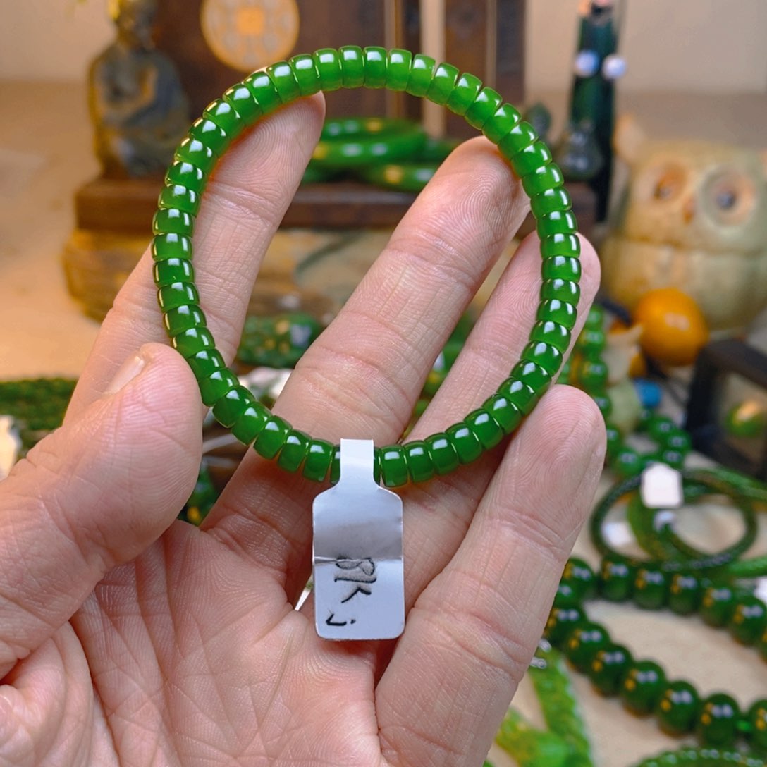 和田玉颈饰未镶嵌@**雪