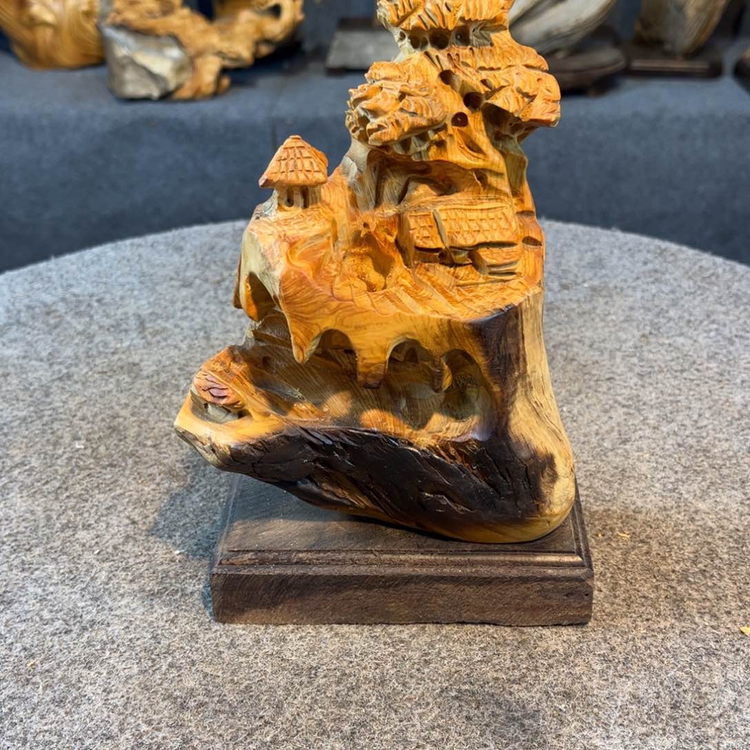 柏木（崖柏）根雕摆件工艺品