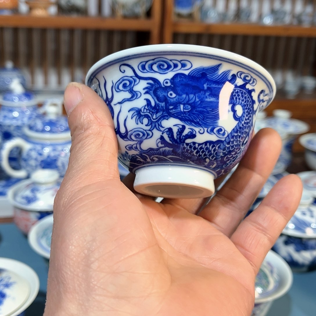 錡镇堂手工手绘杯