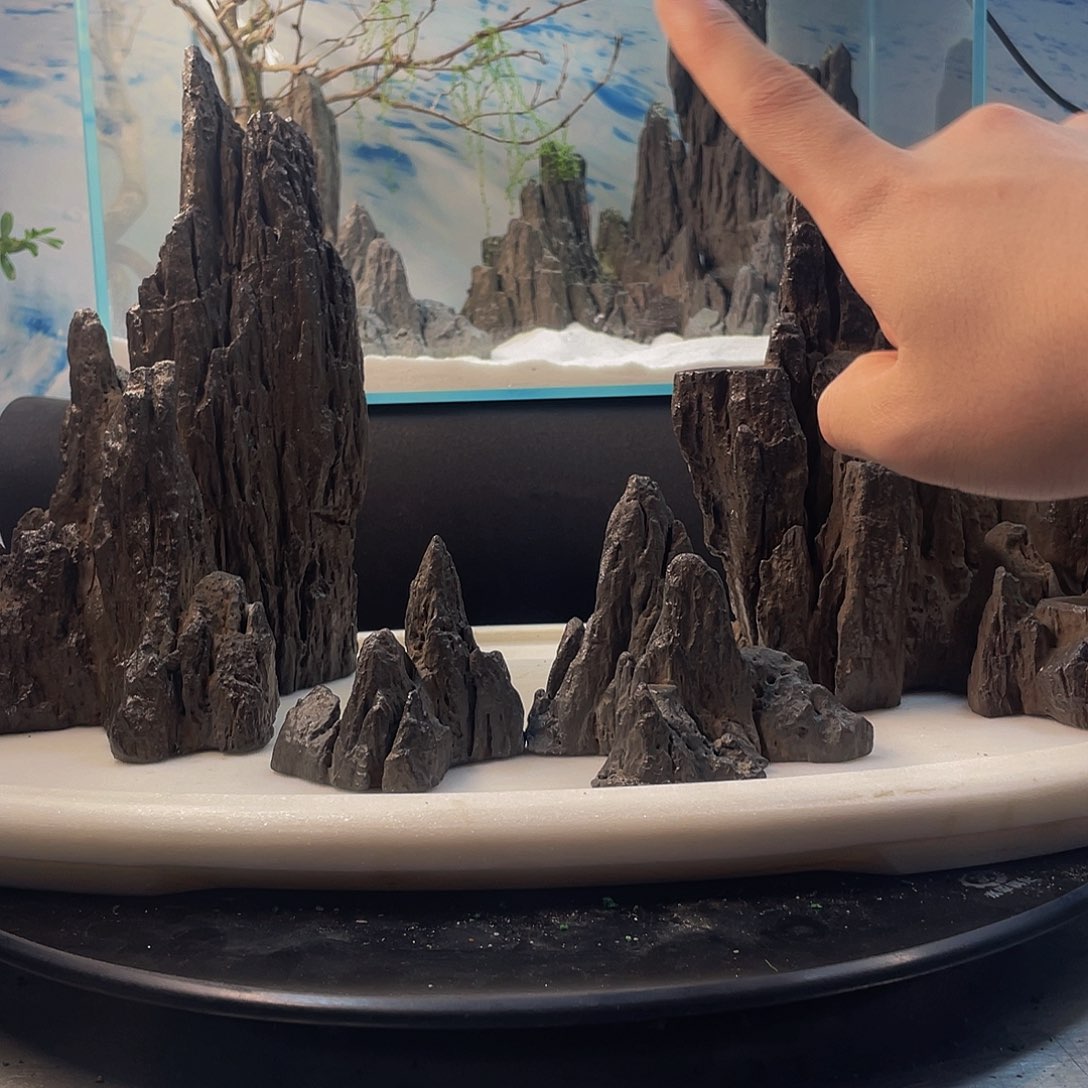 盆景鱼缸造景造景