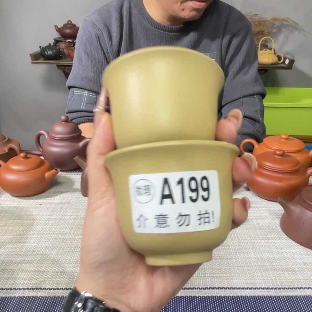 茶杯紫砂宜兴原矿紫砂精品手工
