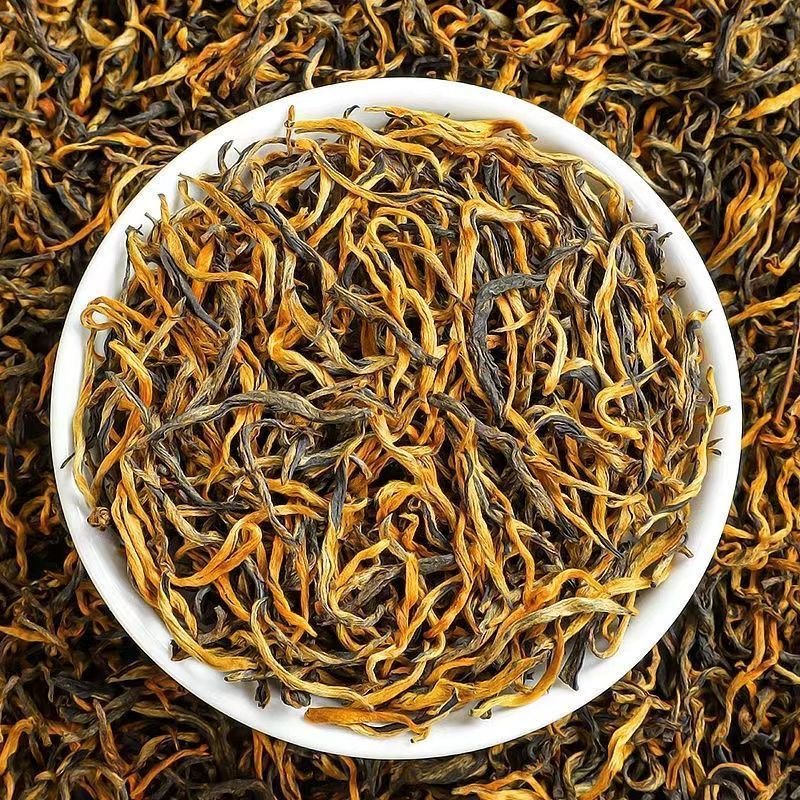 滇红一叶金丝红茶茶厂家直发2025年云南凤庆滇红蜜香花香型茶叶