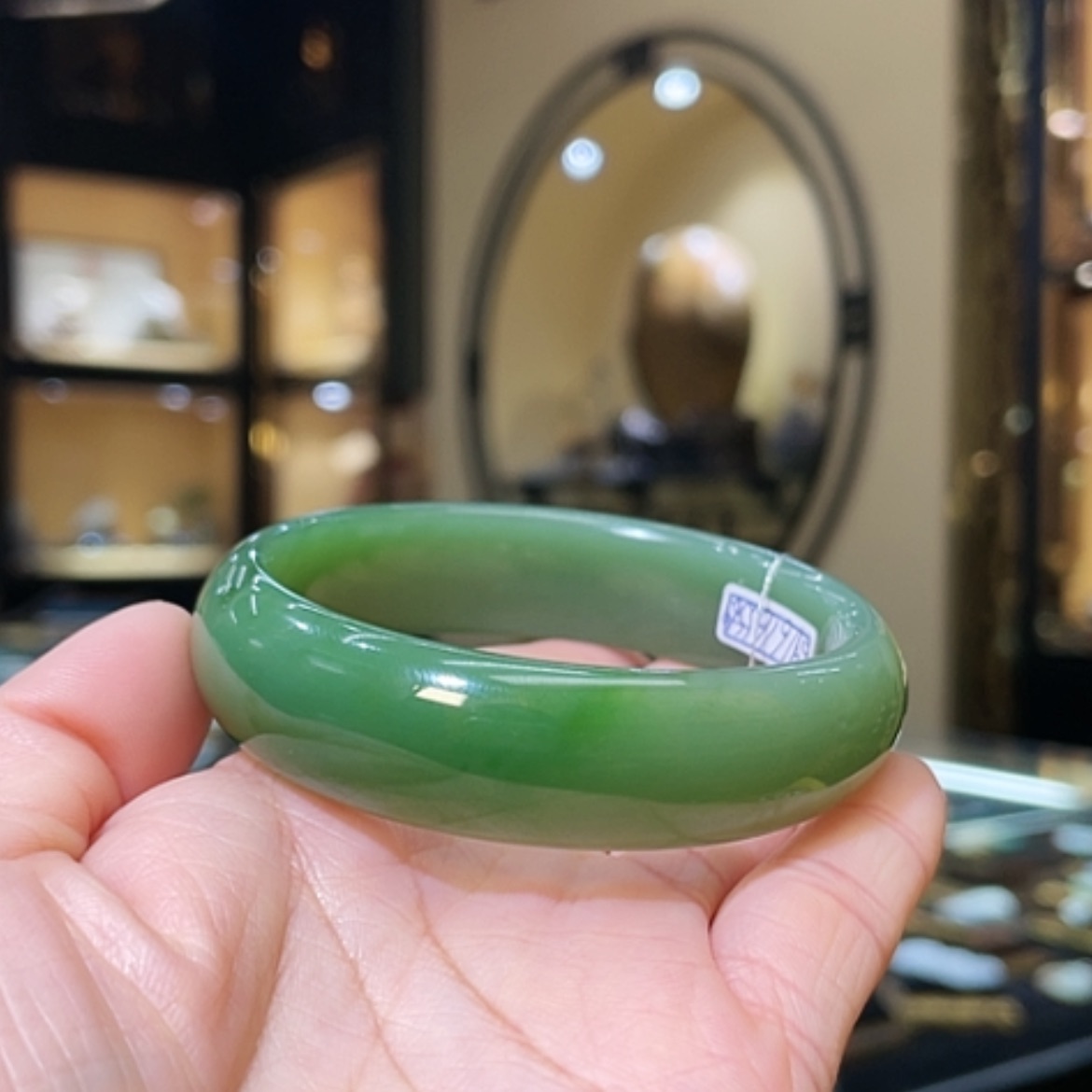【闪购商品】和田玉手镯未镶嵌59#57.1g