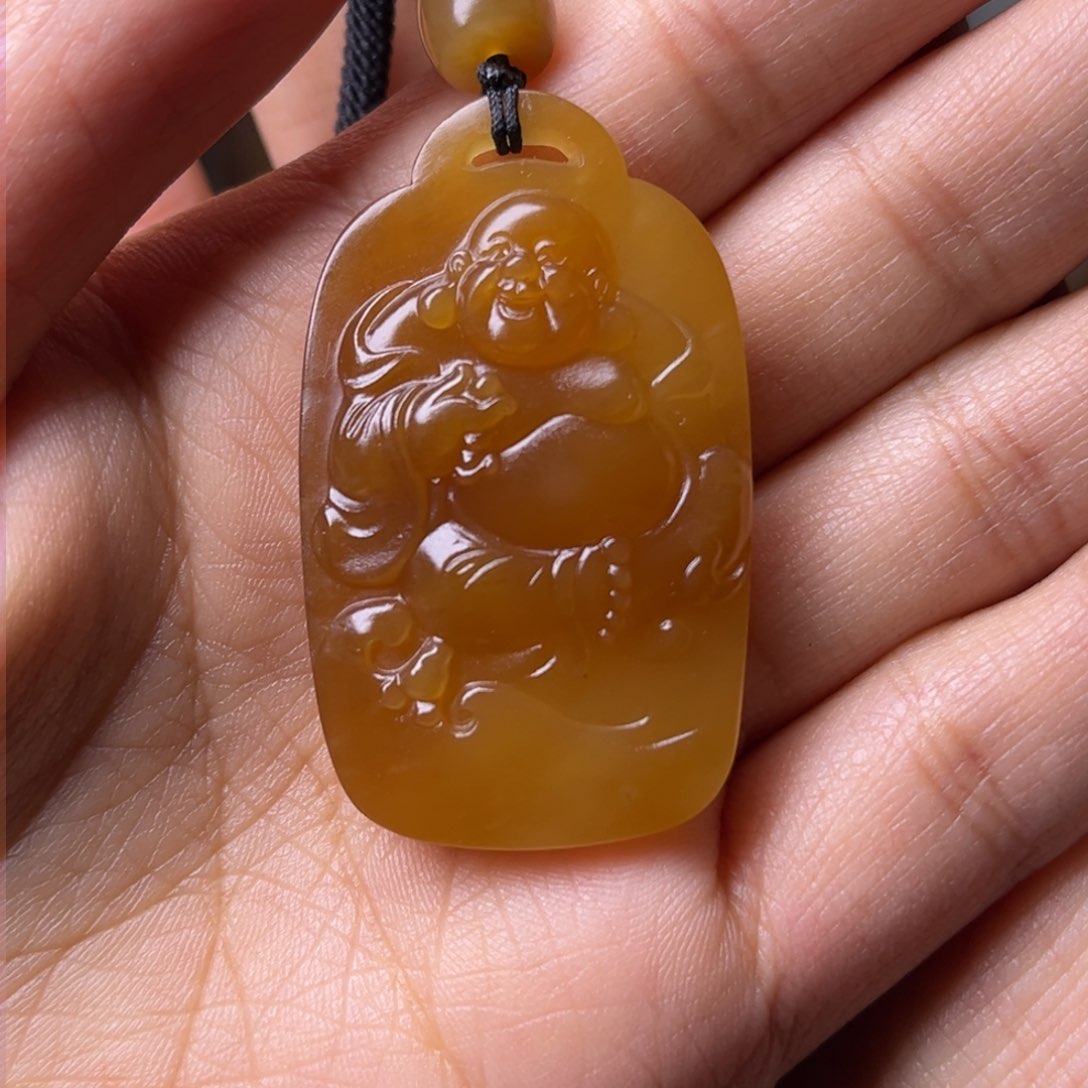 和田玉（糖玉）颈饰未镶嵌