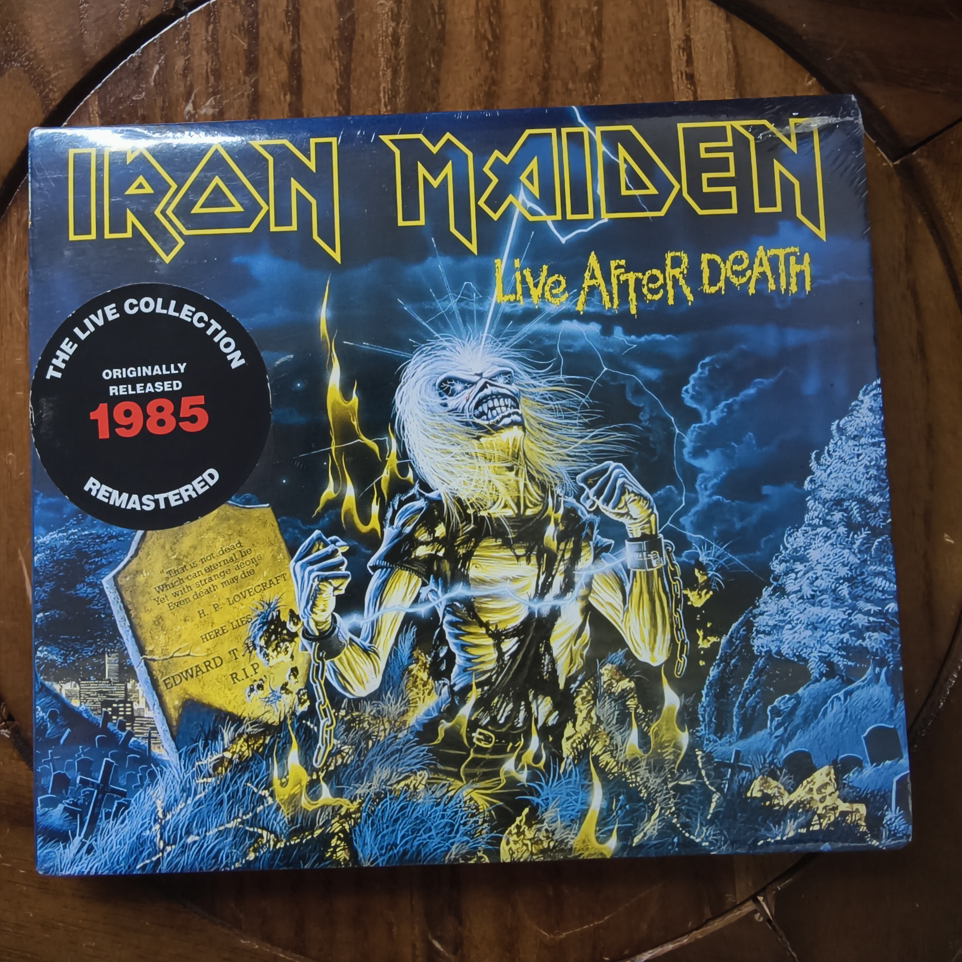  重金属 铁娘子 Iron Maiden live after death 美版全新未拆