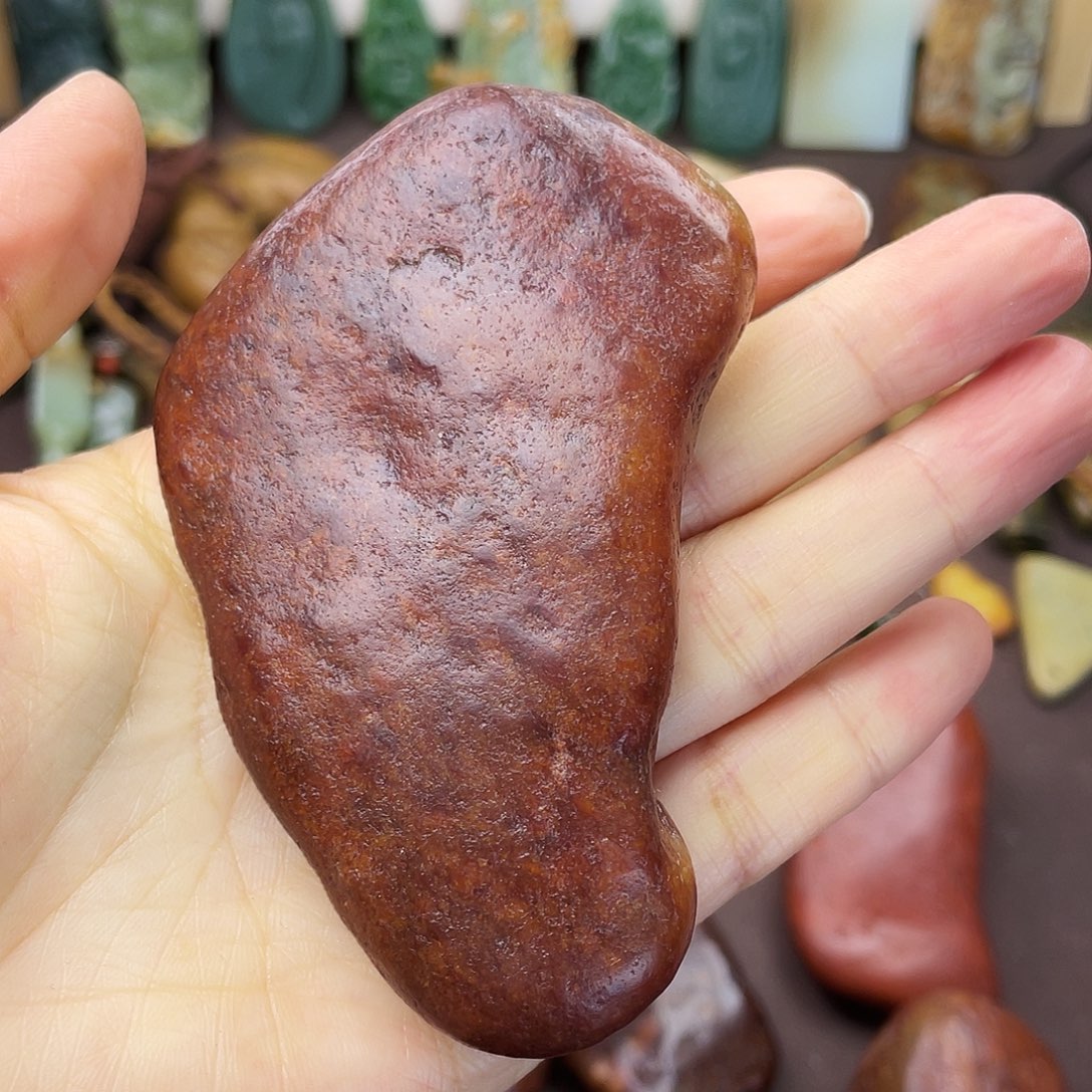 岫岩河磨玉（透闪石质玉）未镶嵌颈饰