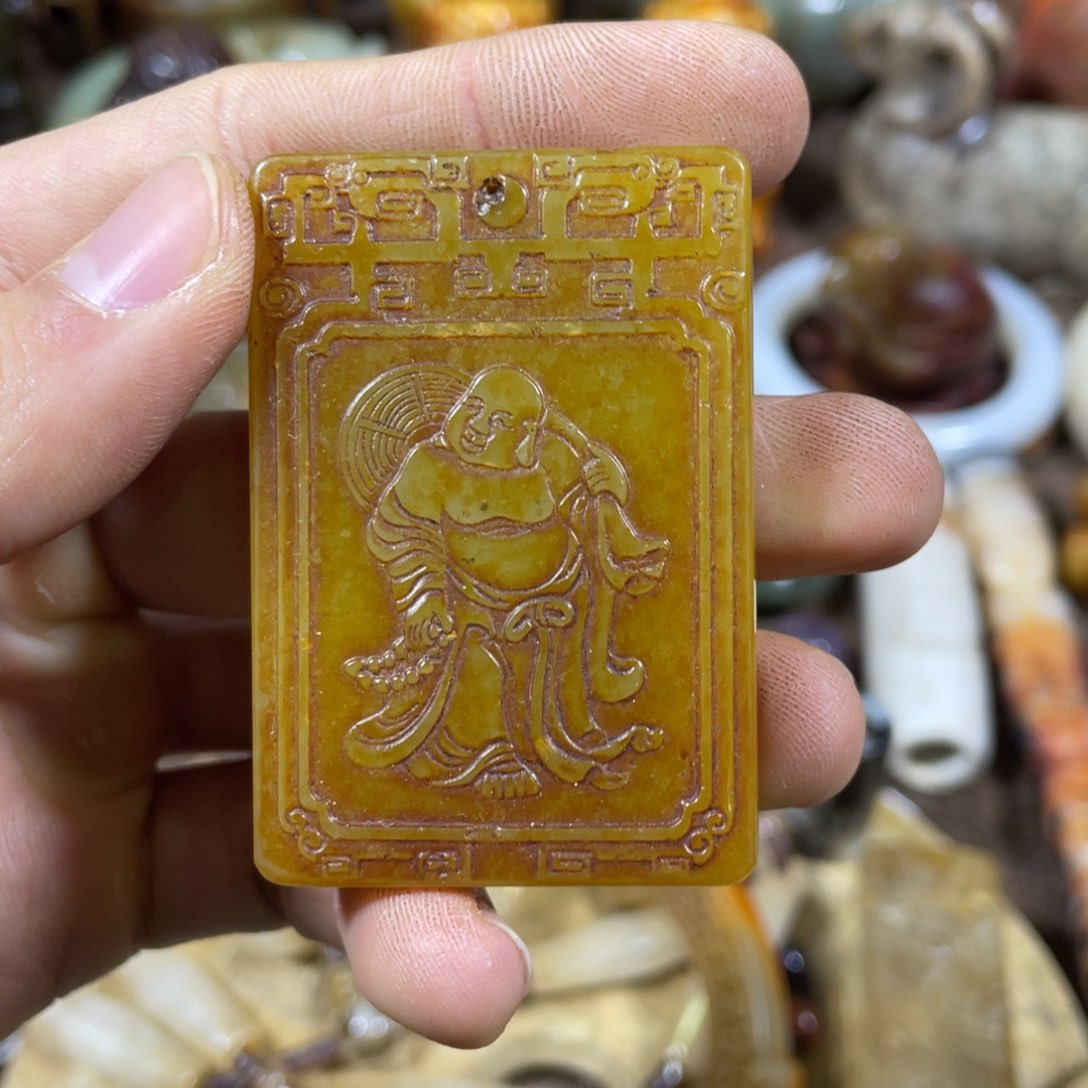 和田玉吊坠(不含链)未镶嵌