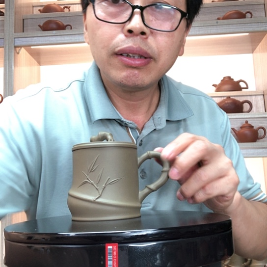 寒***冬茶杯段泥微瑕容量300