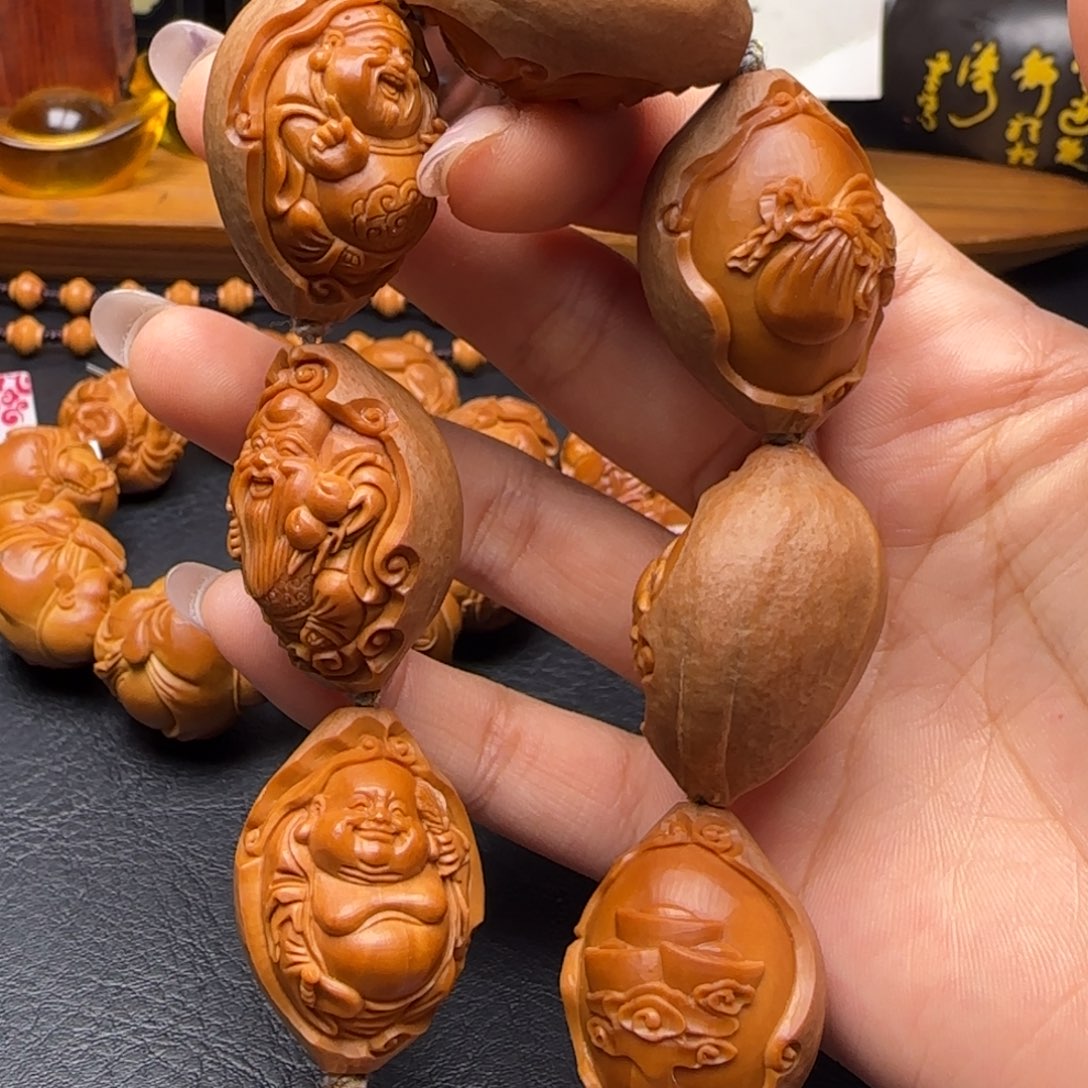 手串/手链橄榄核五福临门