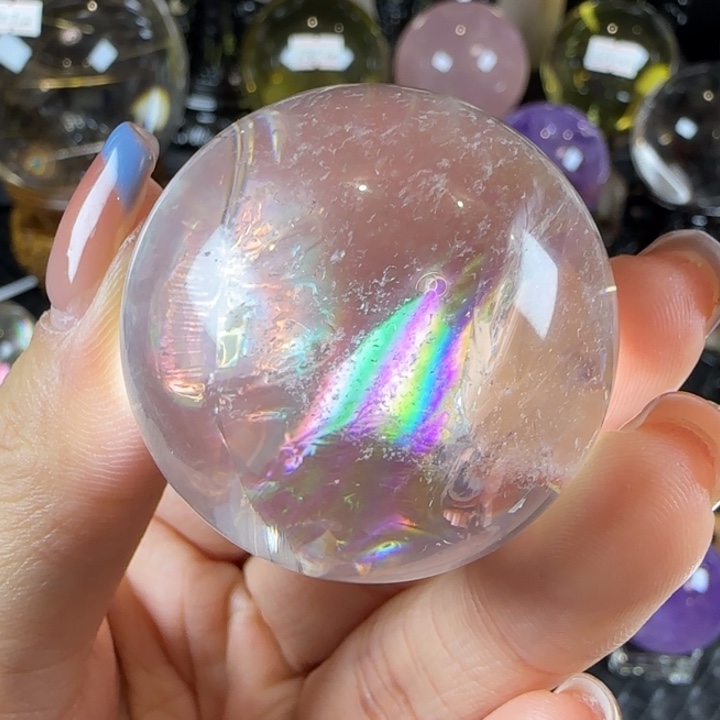 水晶天然水晶球Q23未镶嵌天然3.8公分