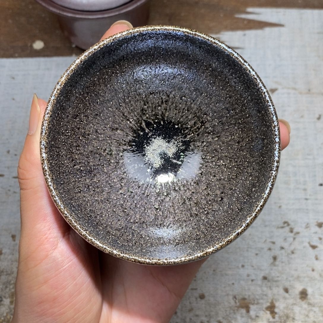 豹***子茶盏86 崇溪堂龙窑柴烧建盏