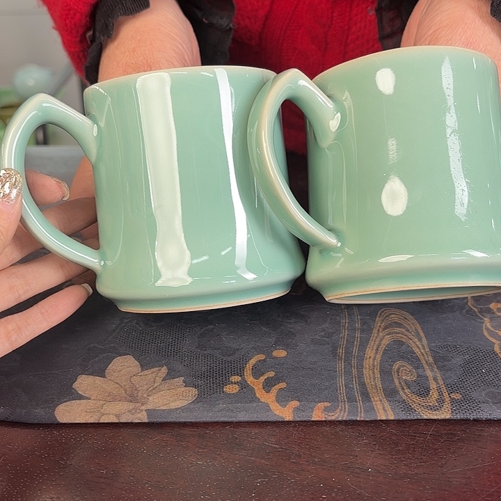 龙泉云间青瓷小米茶器