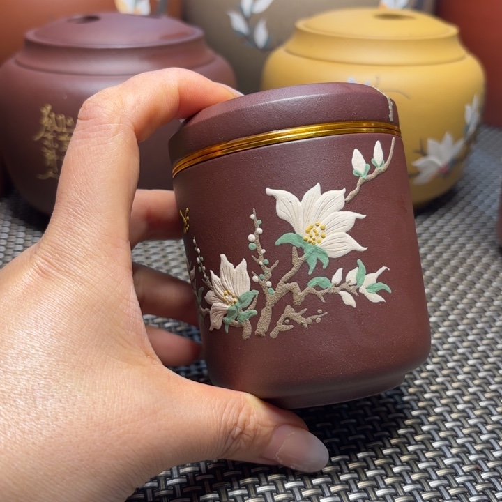 紫砂茶叶罐中高端紫砂茶叶罐