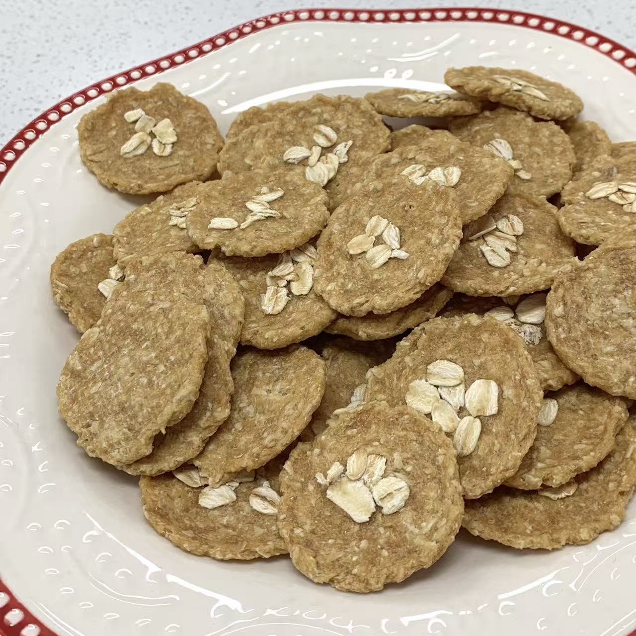 【黑七七PET】燕麦雪饼 狗狗风干烘干磨牙洁齿肉干零食