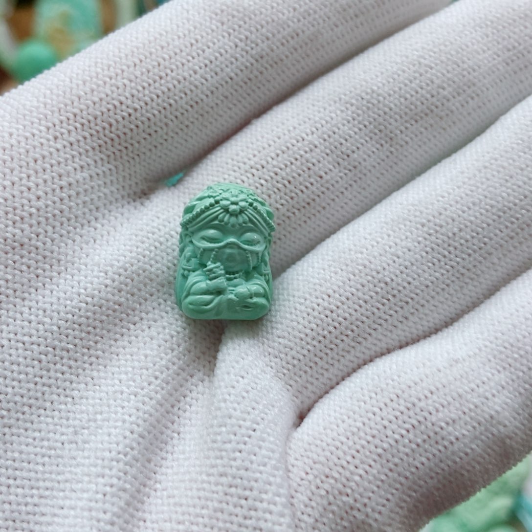 绿松石未镶嵌扎基