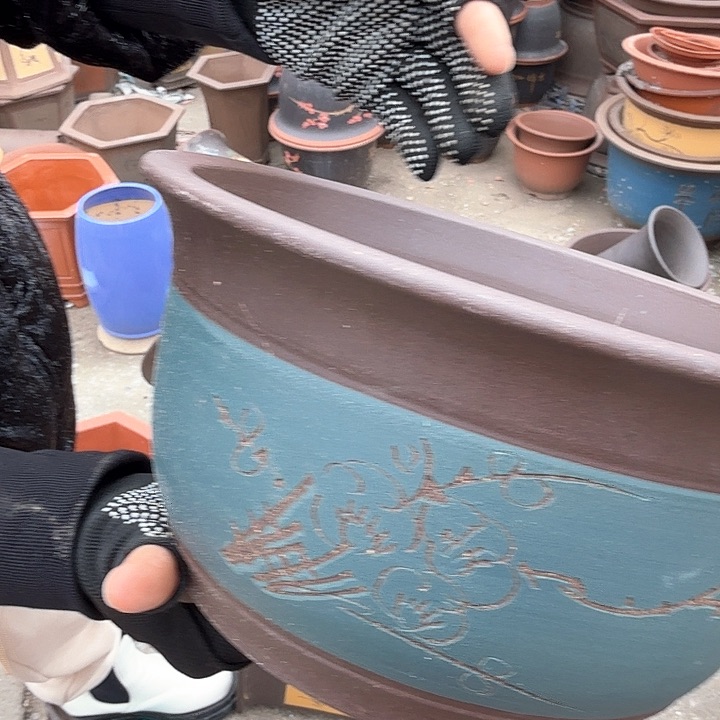 紫砂花盆花盆花盆