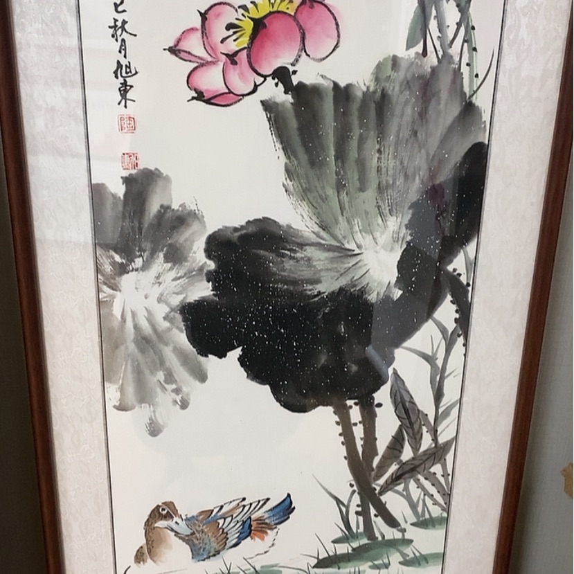 【闪购商品】国画手绘国画带框138.45