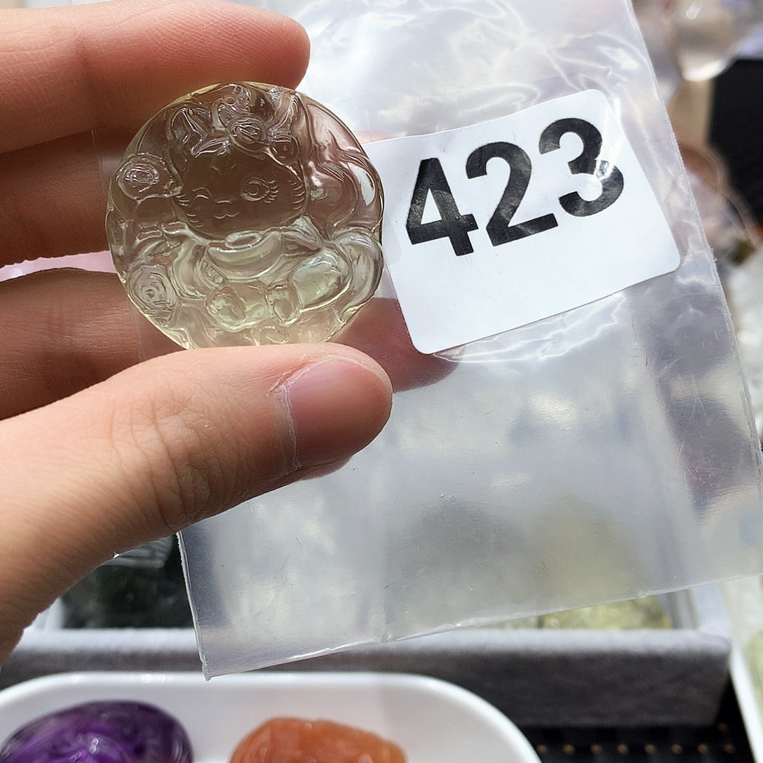 水晶颈饰未镶嵌吊坠