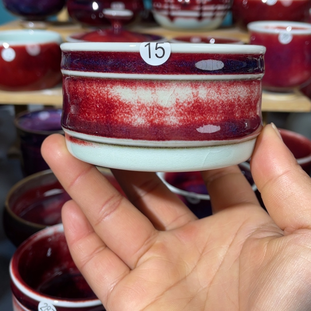 瓷片纯手工制作……微微瑕