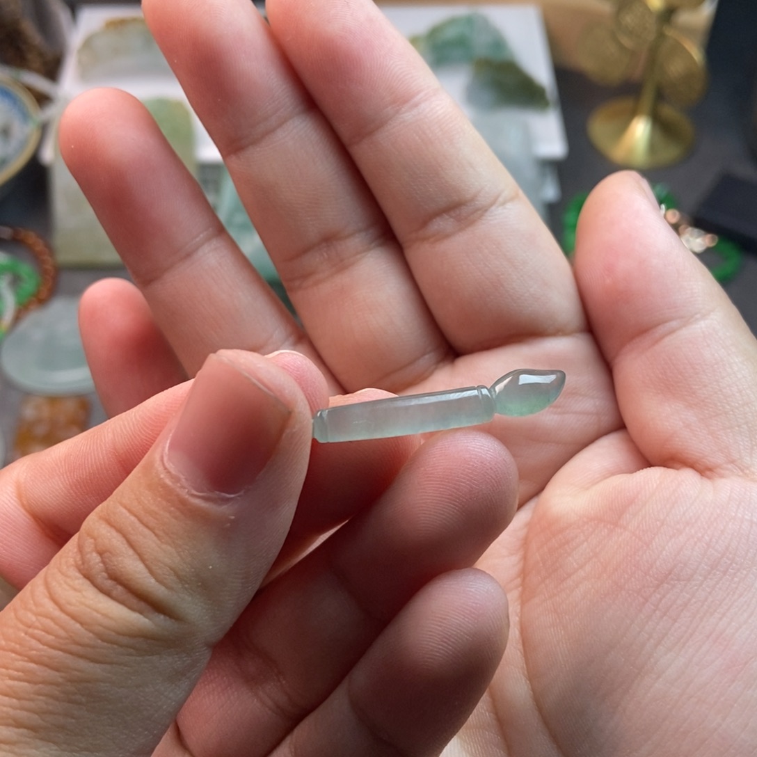 定制翡翠未镶嵌文昌笔