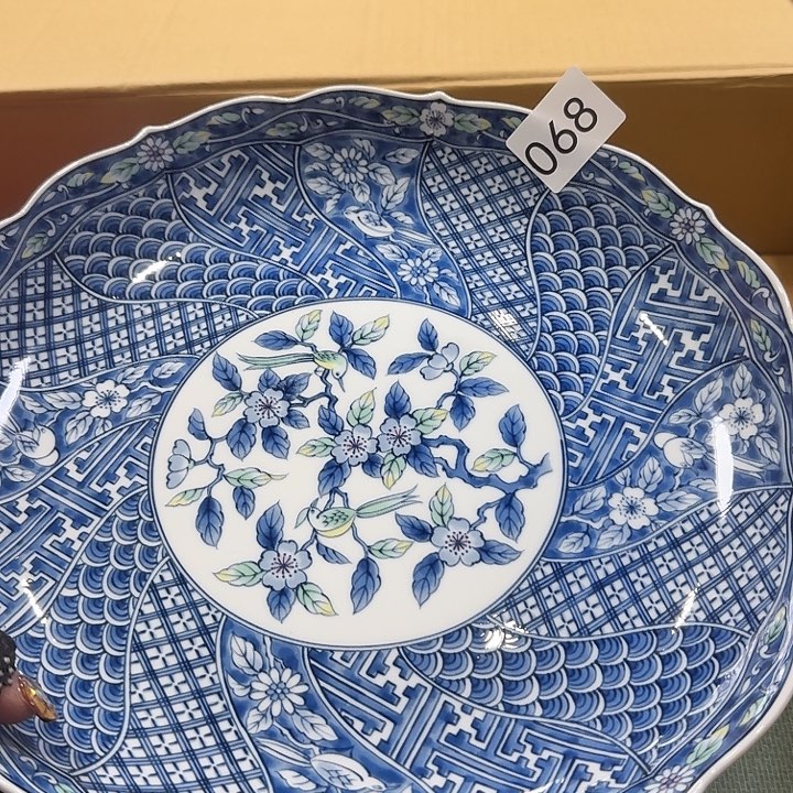 瓷片很好看的一盘子