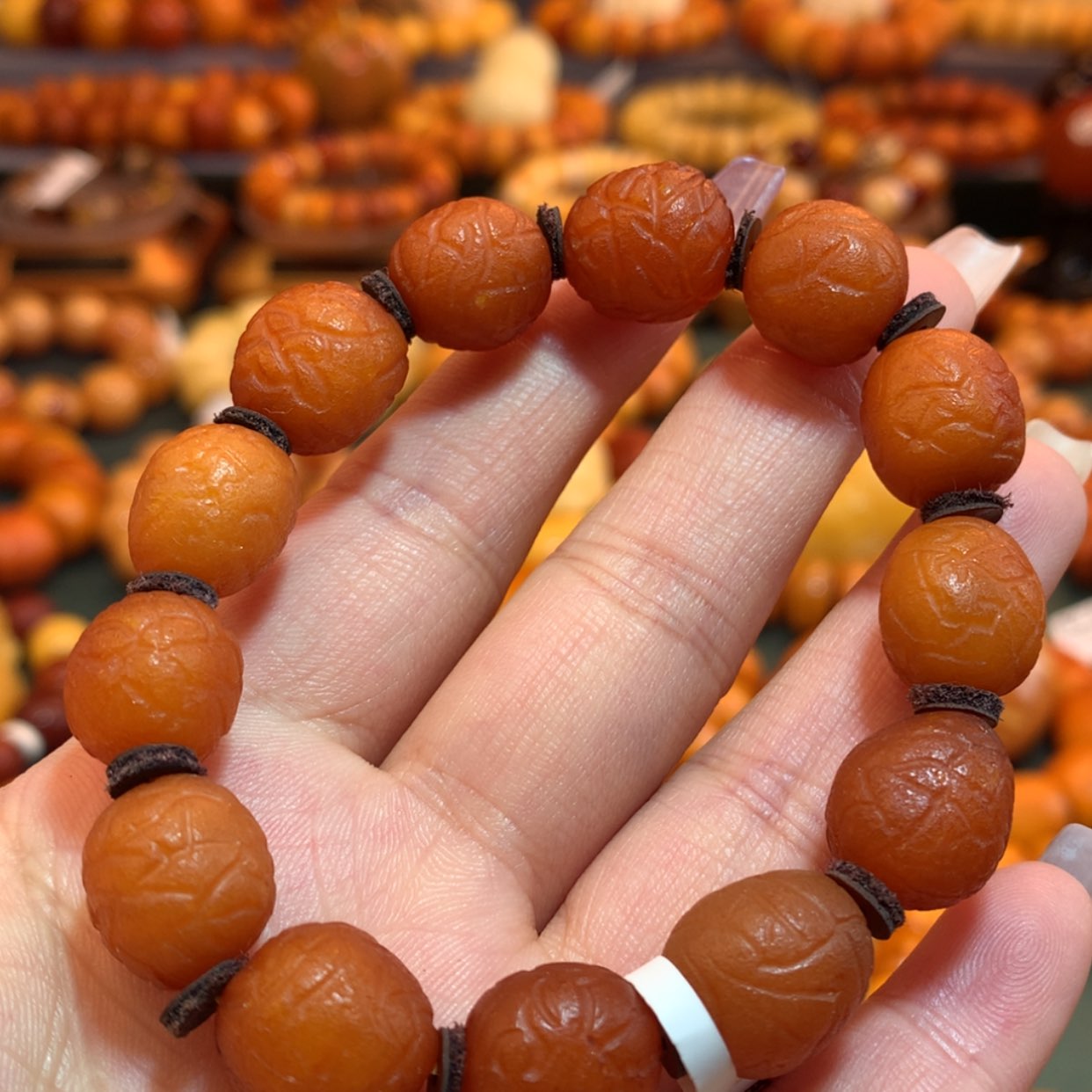 【闪购商品】蜜蜡手串未镶嵌蜜蜡手串