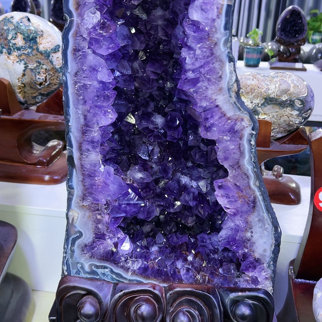 紫晶大型摆件（非配饰）未镶嵌
