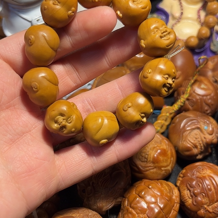 橄榄核手串/手链十分开心