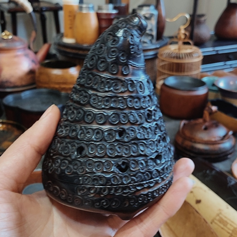 【闪购商品】老***^老竹根香炉复古