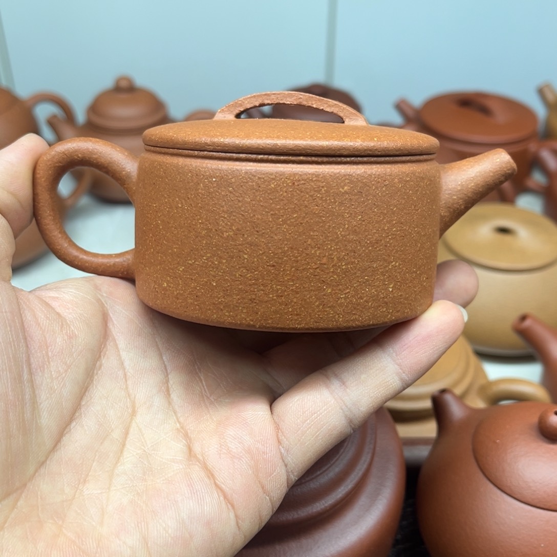 紫砂茶壶汉瓦微瑕150cccv