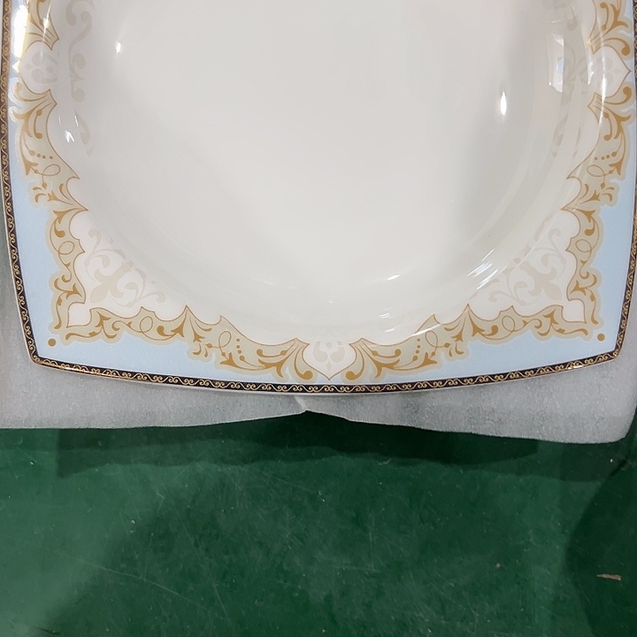 搪瓷瑕疵8寸方盘3个装欧若拉